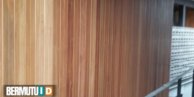 contoh pemasangan dinding parquet