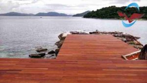 decking kayu ulin outdoor