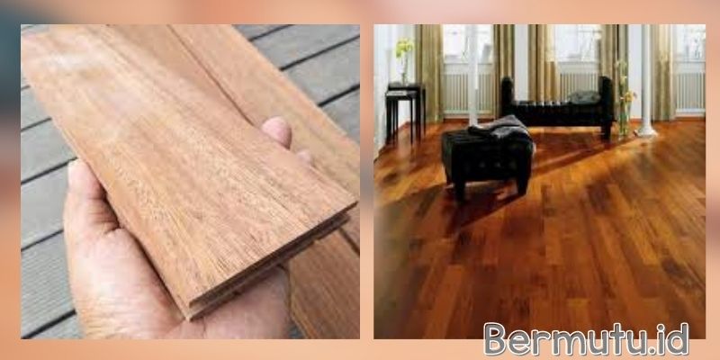 tipe lantai kayu indoor - solid merbau
