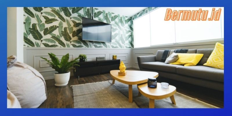 Tips Mudah Mendekorasi Ruang TV Minimalis Modern - bermain dengan variasi elemen interior