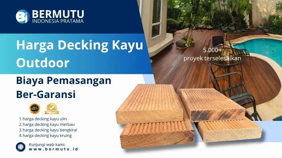harga decking kayu
