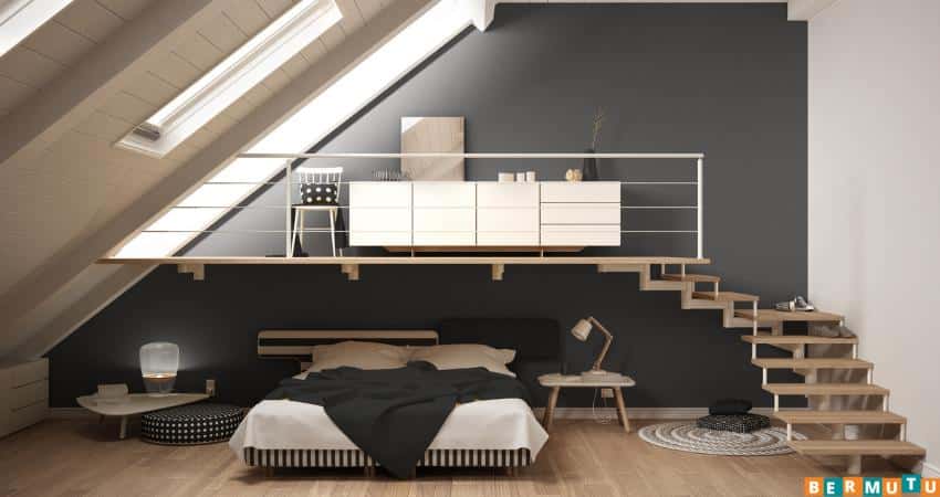 Desain Kamar Mezzanine Elegan