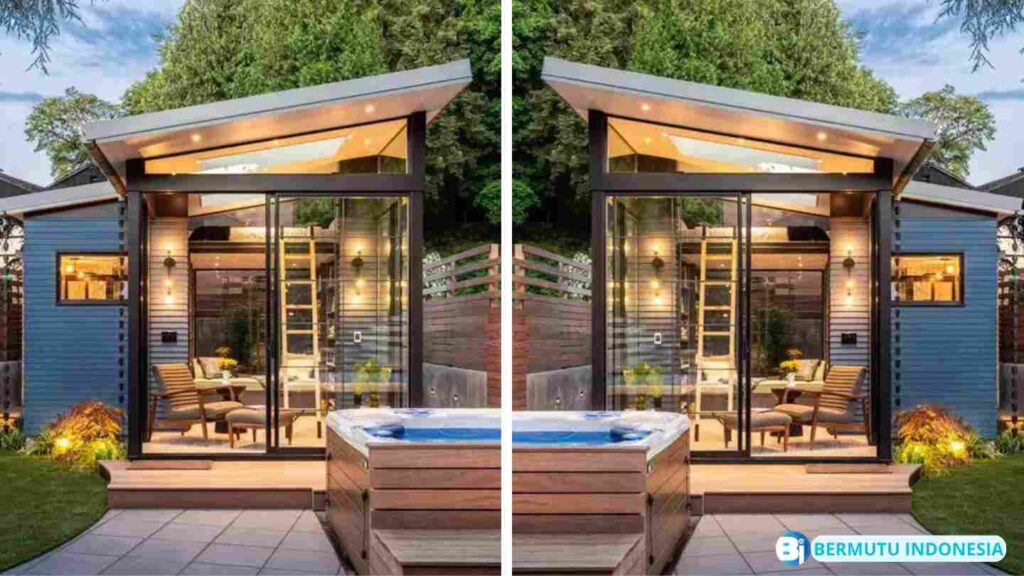 Desain Rumah Paviliun Bergaya Minimalis Modern
