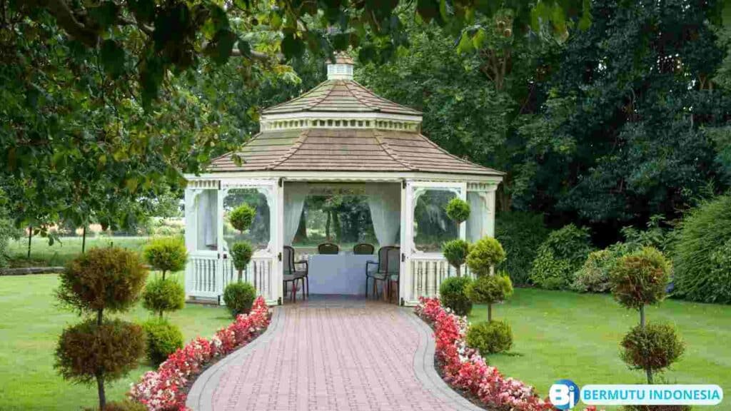 Gazebo Kayu Minimalis Modern