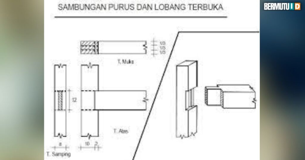 Apa Itu Sambungan Kayu? dan Untuk Apa Fungsinya? 7 Sambungan Kayu Purus dan Lobang
