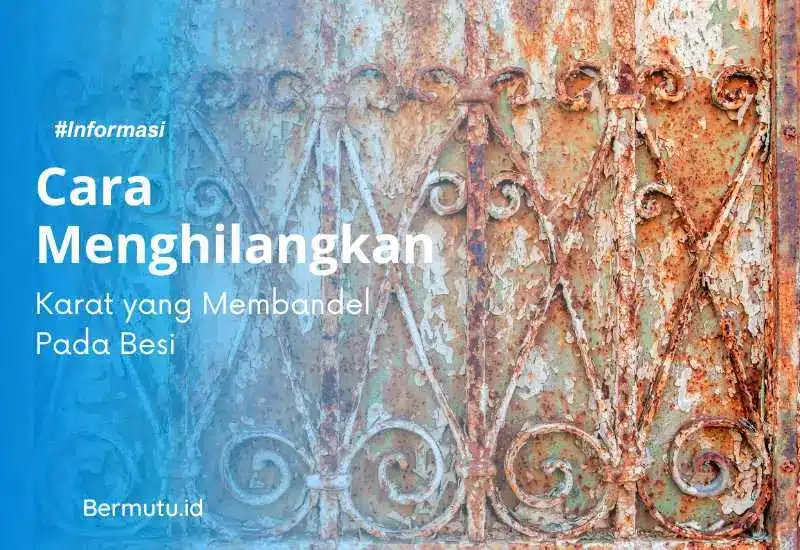 cara menghilangkan karat pada besi