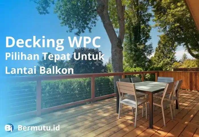 deck WPC lantai balkon