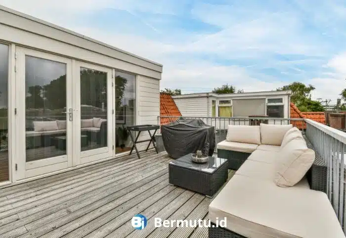 Desain Rooftop Dengan Decking WPC yang Begitu Memukau 3 decking WPC untuk rooftop