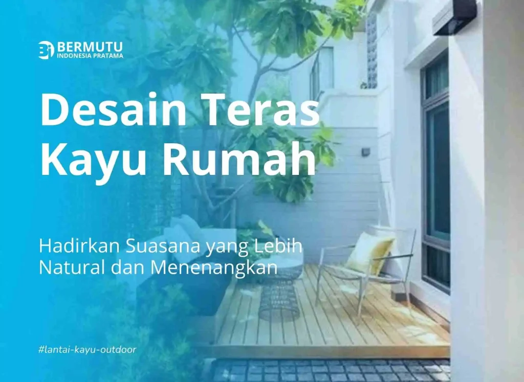 desain teras kayu rumah
