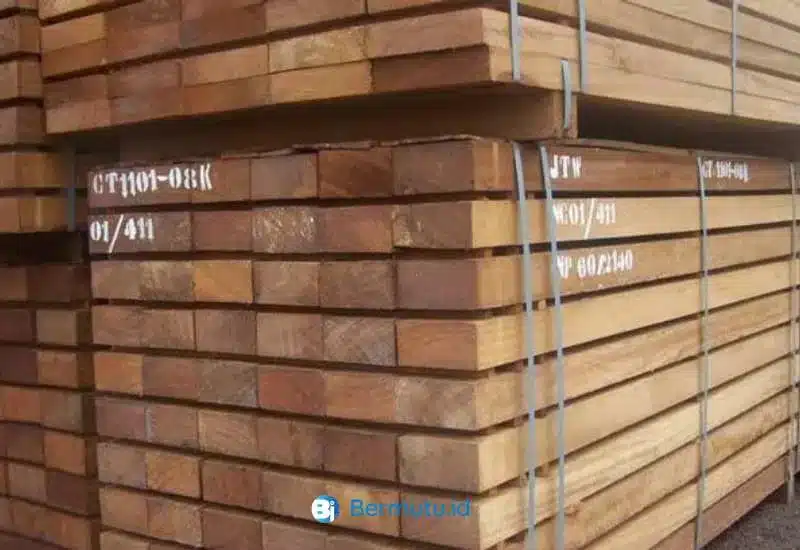 harga balok kayu bengkirai