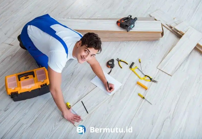 harga jasa pasang lantai vinyl