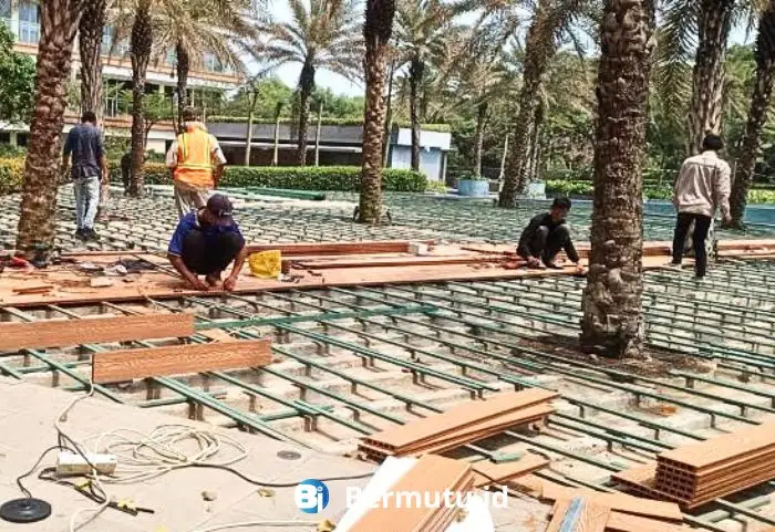 jenis aksesoris decking WPC