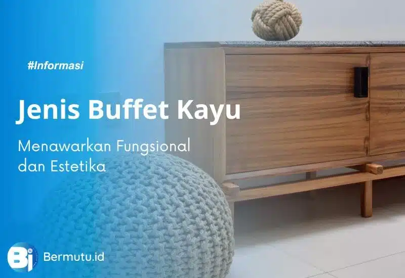 jenis buffet kayu