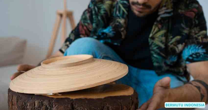 kayu angsana untuk Industri Kerajinan Tangan