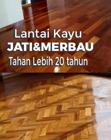 Kekuatan lantai Parket Merbau