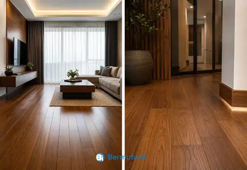 lantai kayu kempas