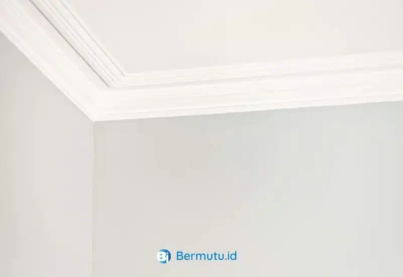 plafon gypsum dengan tambahan list