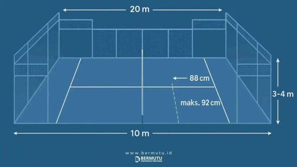 Ukuran Standar Lapangan Padel